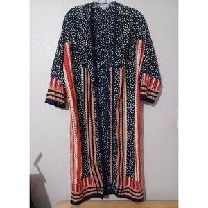 Anthropologie Conditions Apply Printed eyelet polka dot Duster Kimono Size S